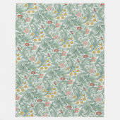 Floral Flowers William Morris Leicester Fleece Deken (Voorkant)
