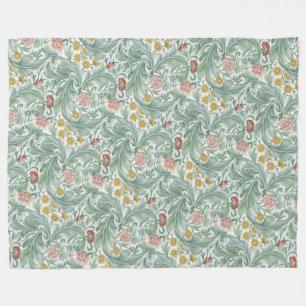  Floral Flowers William Morris Leicester Fleece Deken