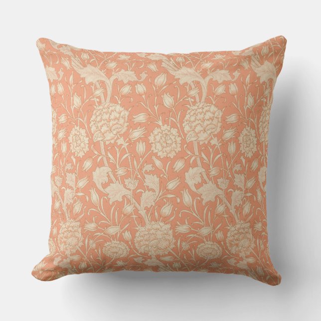 Floral Flowers  William Morris Wild Tulip Buitenkussen (Voorkant)