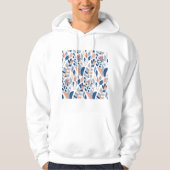 Floral Foliage Art Hoodie (Voorkant)