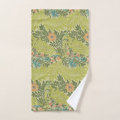 Floral Foliage William Morris Larkspur Bad Handdoek (Handdoek)