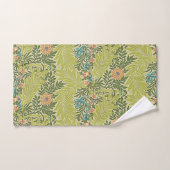 Floral Foliage William Morris Larkspur Bad Handdoek (Handdoek)