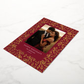 Floral Folie Prettige feestdagen (Gedraaid)