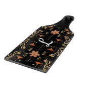 Floral Folk Art Monogram charcuterie Snijplank (Hoek)