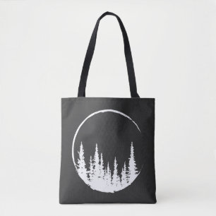 Floral Forest Circle Tree Loing Forest Tree Draagtas
