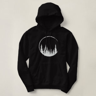 Floral Forest Circle Tree Loving Forest Tree Hoodie