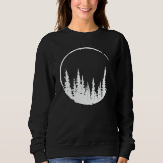 Floral Forest Circle Tree Loving Forest Tree Trui