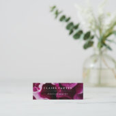 Floral fotografie mini visitekaartje (Staand voorkant)