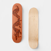 Floral Fox Skateboard (Voorkant)