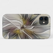 Floral Fractal, Fantasevloer met grondkleuren Case-Mate iPhone Case (Achterkant (horizontaal))