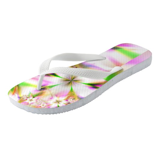 Floral fractal teenslippers (Schuin)