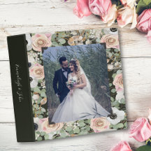 Floral Framed Wedding Photo Album
