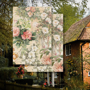 Floral Frans Roos Ephemera ontkoppeling Tissuepapier
