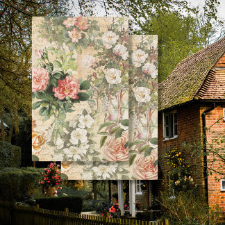 Floral Frans Roos Ephemera ontkoppeling Tissuepapier