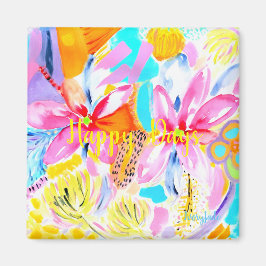 Floral Fridge Magnet Magneet