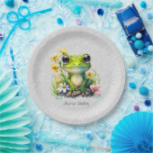 Floral Frog Paper Bord (Feest)