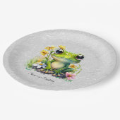 Floral Frog Paper Bord (Gekanteld)