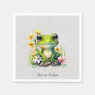 Floral Frog servetten