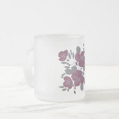Floral Frosted Mok (Voorkant links)