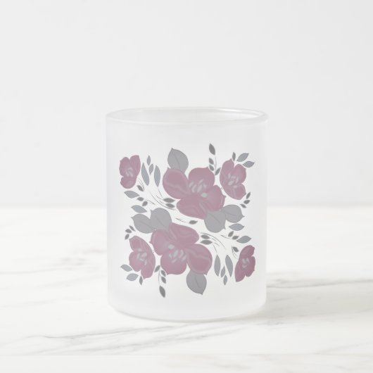 Floral Frosted Mok (Center)