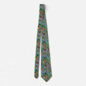 "Floral Fun #2" Flower Garden Cravate (Dos)