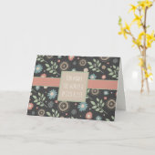 Floral Fun Customisé Inspirivity Carte pour notes  (Fleur jaune)