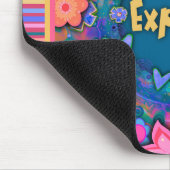 Floral Fun Explore Stripe Inspirivity Mouse Muismat (Hoek)