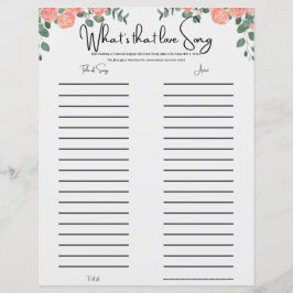 Floral Fun Musical Vrijgezellenfeest Spel