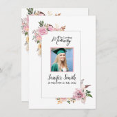 Floral Funeral Prayer Card Sjabloon (Voorkant / Achterkant)