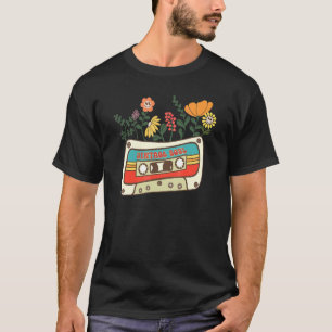 Floral Funk Soul 70s Kostuum voor Muziek T-shirt