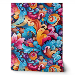 Floral Funkadelic Botanical Behang