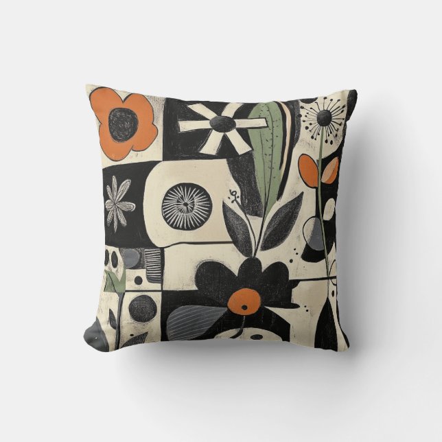 Floral Fusion Coussin (Recto)