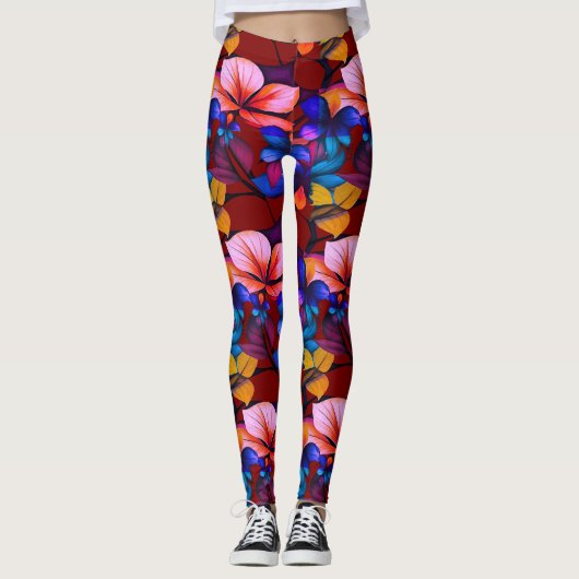 Floral Fusion Leggings (Voorkant)