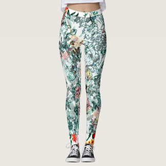 Floral Future Design Leggings