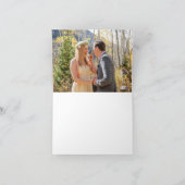 Floral Garden bruiloft dank u nota Kaarten (Binnen)