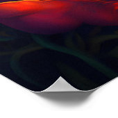 Floral Garden Dragon Poster (Hoek)