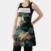  Floral Garden Elegant Peony Green Ivory Schort (Insitu)