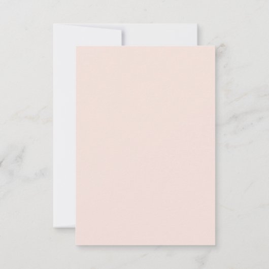 Floral Garden Pastel Chanson Demande RSVP Card (Dos)