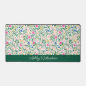 Floral Garden Personalized Desk Mat (Recto)