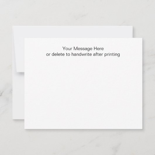 Floral Garden Rose Merci Carte de note (Dos)