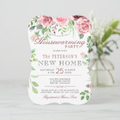 Floral Garden Summer Housewarming Kaart (Staand voorkant)