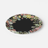 Floral Garden Trouwpapier Borden Papieren Bordje (Gekanteld)