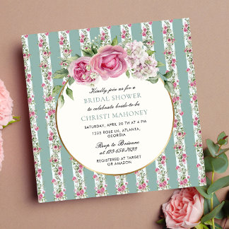 Floral Garden Vrijgezellenfeest Kaart