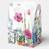 Floral garden wedding bedankdoosjes (Geopend)