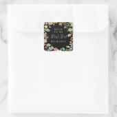 Floral Garden Wedding Mr & Mrs Stickers (Tas)