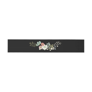 Floral Garden Wedding Napkin Bands Uitnodigingen Wikkel