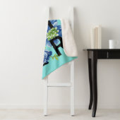 Floral Gather Quote 2 Sherpa Deken (In situ)