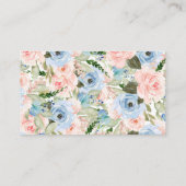 Floral genre révéler apporter une carte de boîtier (Dos)