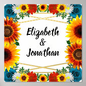 Floral geometric folie afdrukken (Voorkant)