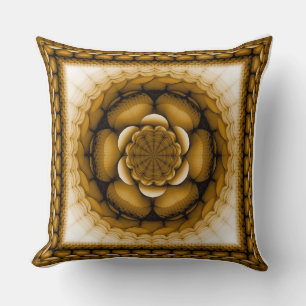 Floral geometrische versiering kussen